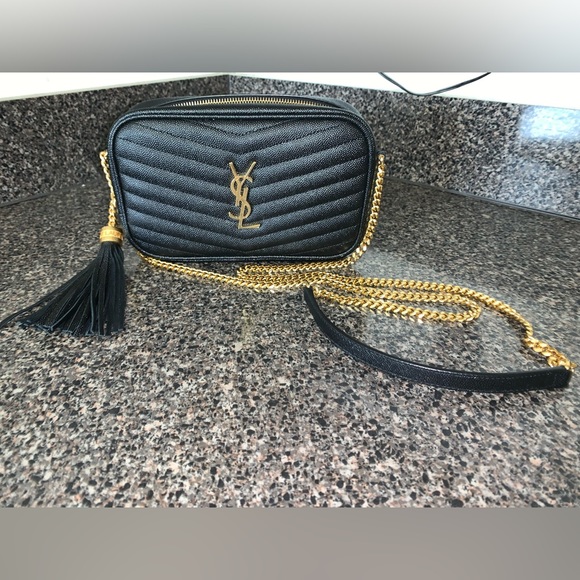 YSL Mini Lou Quilted Leather Camera Bag - Picture 2 of 4